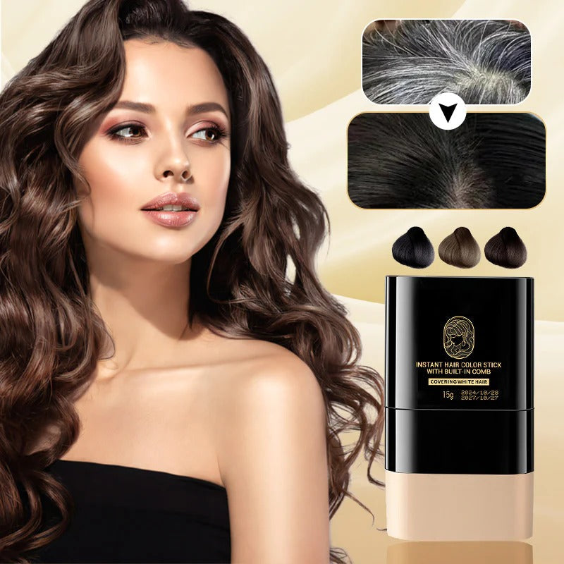 💥 Instant Hair Colour Stick with a built-in Comb 💥